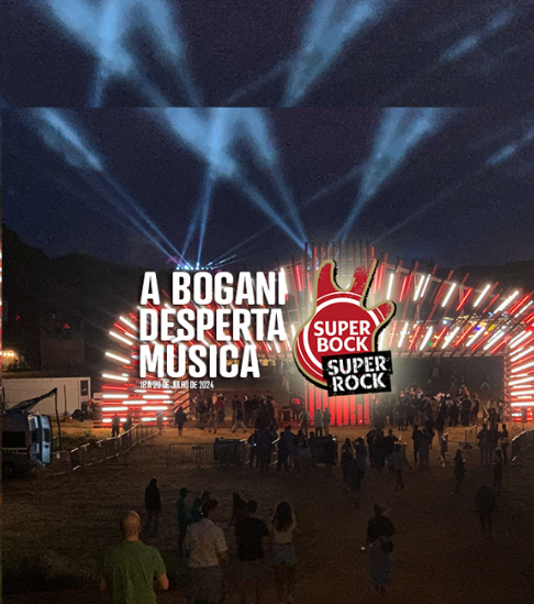 O CAFÉ DO SUPER BOCK SUPER ROCK É BOGANI